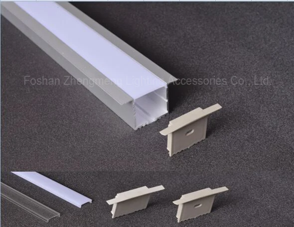 
35mm deep 55mm width led strip lighting house,housing aluminum profile with lips flange outward 