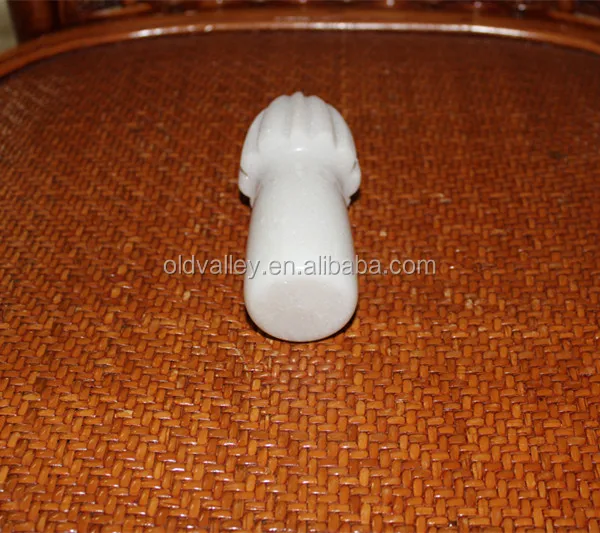 
Natural Real White Marble Lemon Juicer, Lemon Squeezer, Lemon Mill 