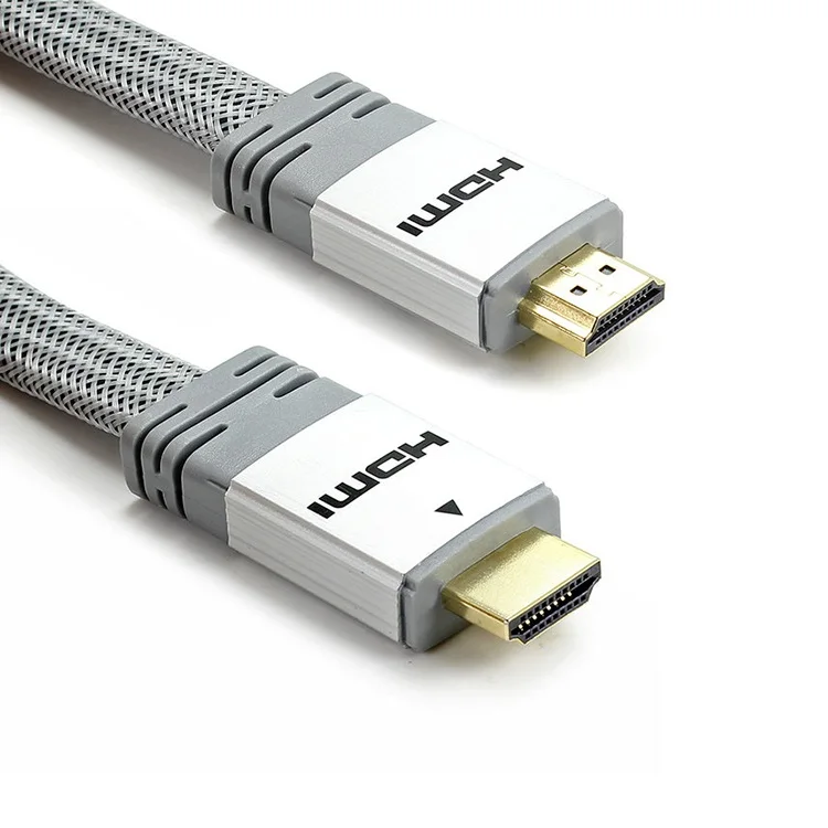 High Speed Flat 1.4V 2.0V 60HZ HDMI Cable for HDTV LCD Support 4K hdmi cable 5m 15m 20m 25m 30m