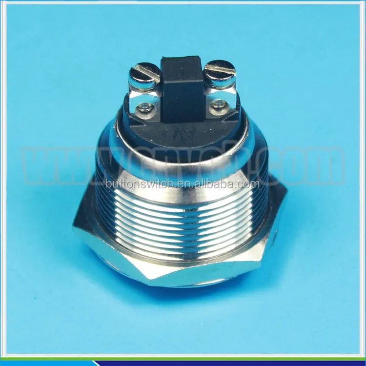 1906 19 мм голову мгновенный клеммная колодка дверной звонок переключатель