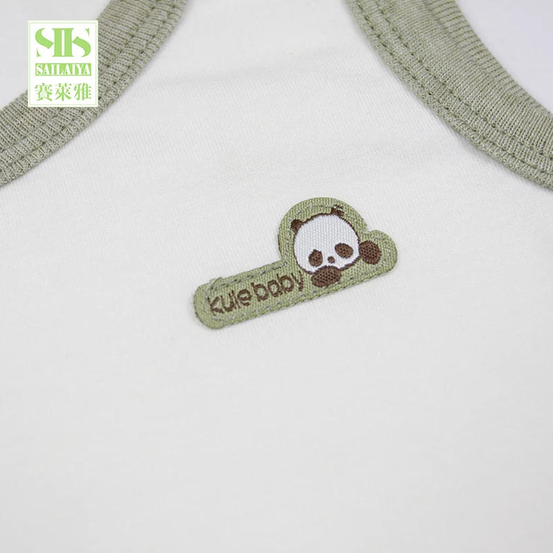 
infant toddler baby organic baby tops vests white clothes kids summer garments 