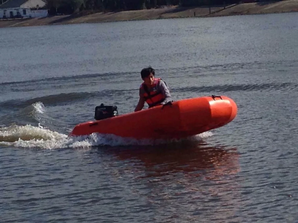 Best quality rotational moulding PE fishing rescue boat