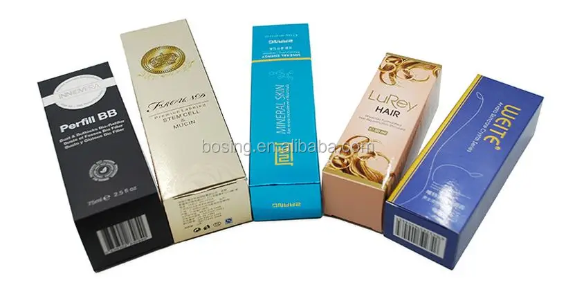 Skin Care Products Packaging Eco Friendly Gift Cardboard Paper Cosmetic Box Private Label Printed Luxury Coated Paper YXIU201303