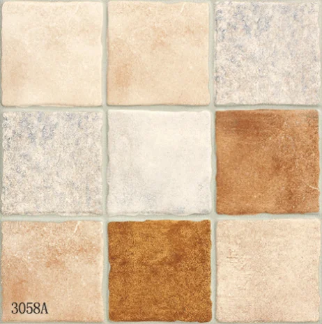Floor tile Rustic non-slip waterproof  bathroom floor yellow ceramic tiles 600x600mm