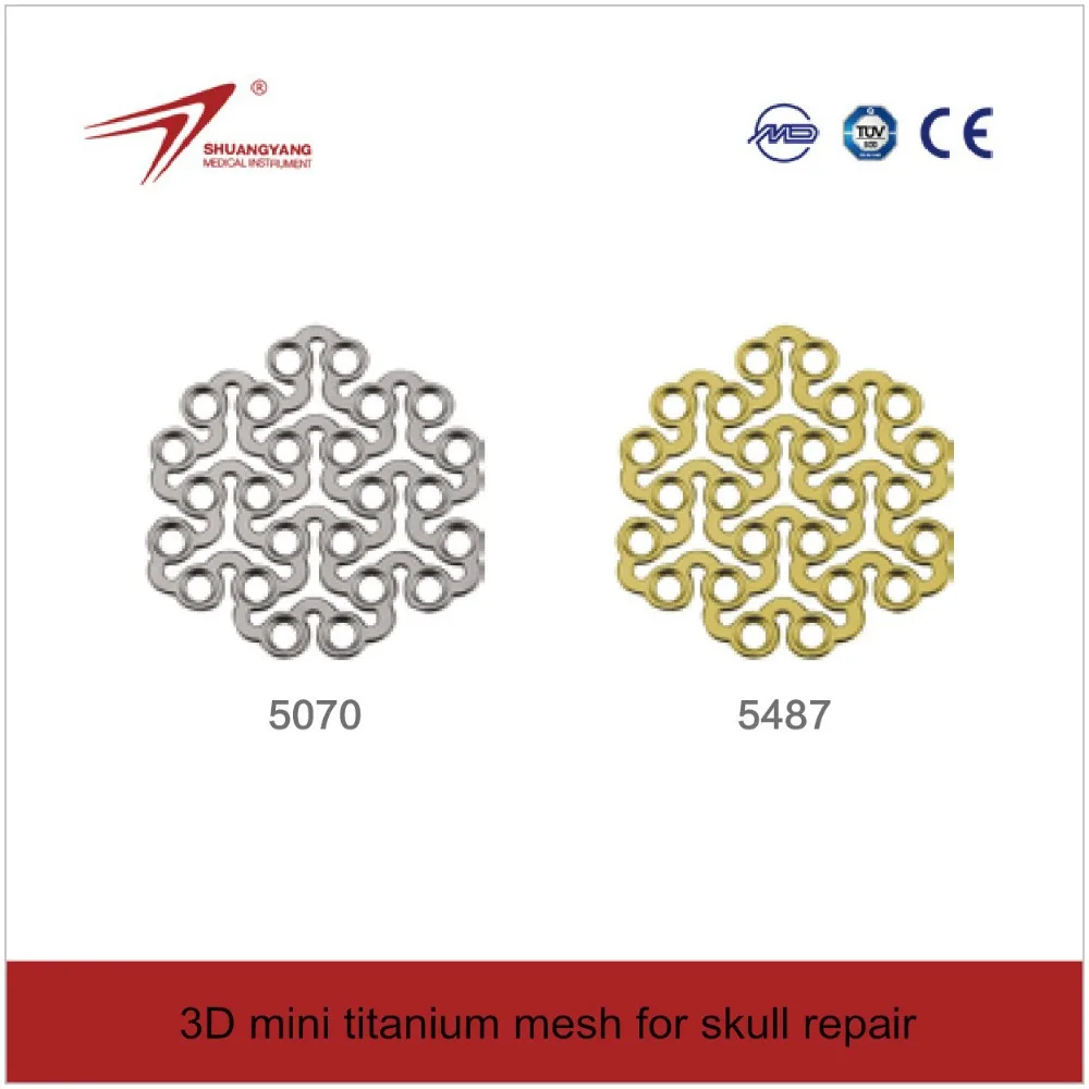 New Arrival medical implant - 3D mini titanium mesh for skull repair