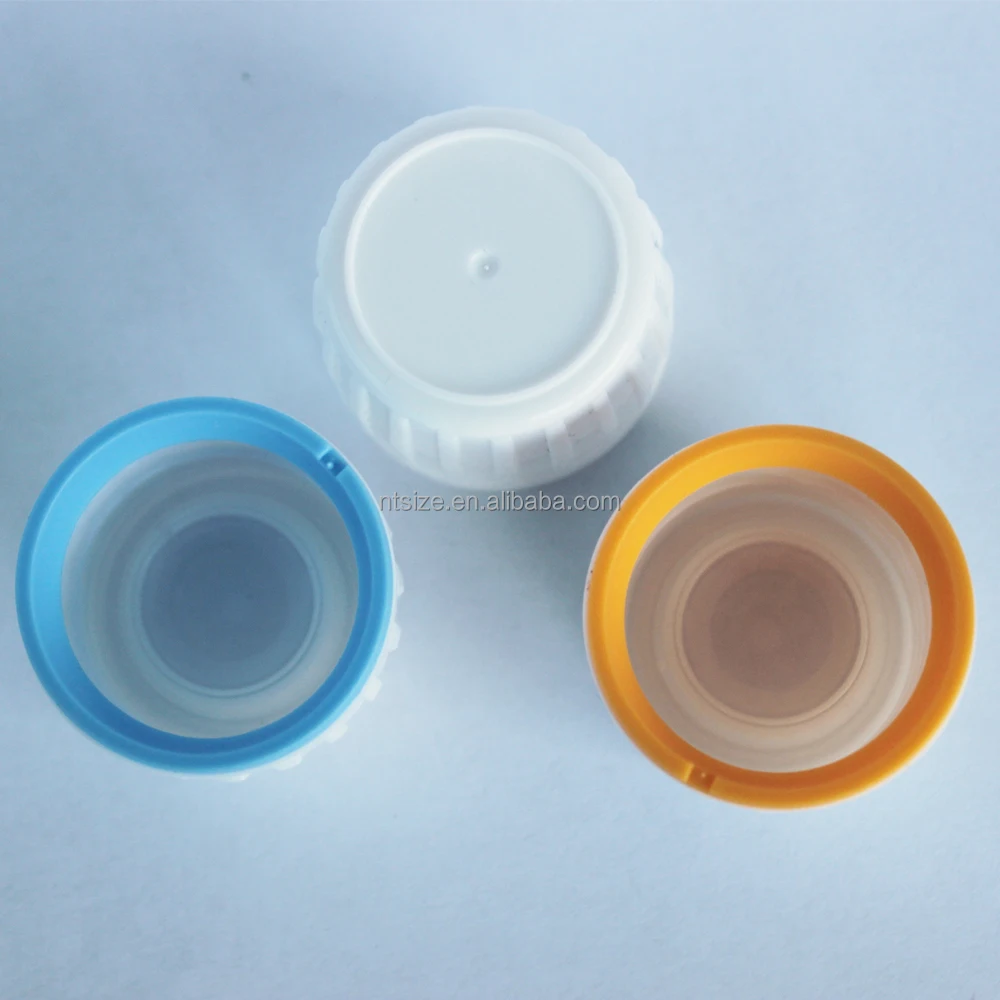 28mm Plastic Pilfer Proof Screw Cap Tamper Evident Cap Glass Syrup Bottles for Amber PE Size T Fom Corks Plastic Accept CN;JIA
