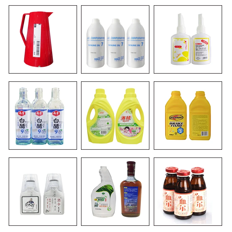 Hot Selling Square Wine Bottle Flat Laundry Liquid Bottle Semi-automatic Double-sided Labeling Machine
