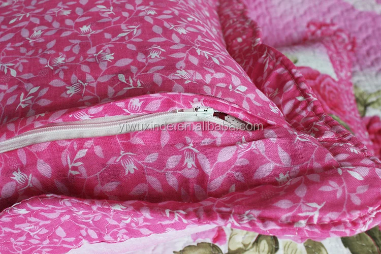 New fashion design king size 3d duvet cover set with matching curtains