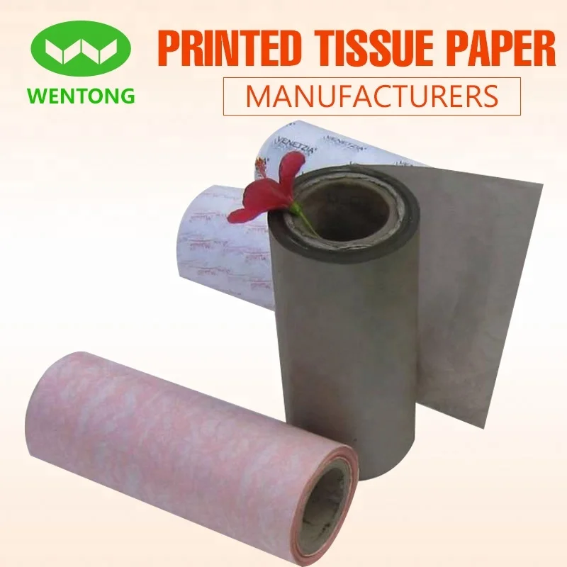 
14gsm & 17gsm gift wrapping tissue paper customized logo printing 