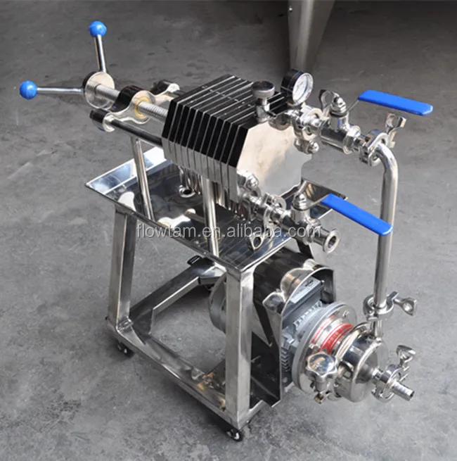 Beer/ wine filter press /plate and frame filter press machine for wine