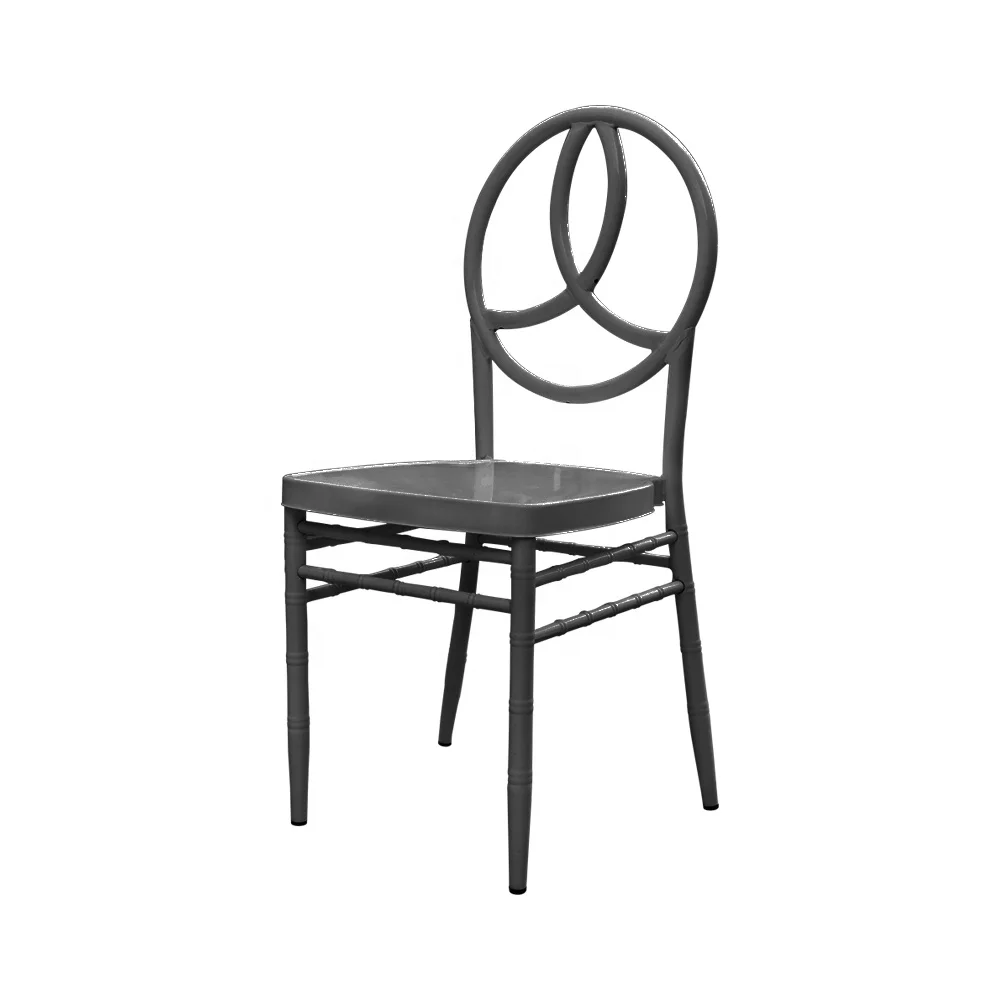 Luxury Classic Iron Stacking Metal Wedding Phoenix Chair