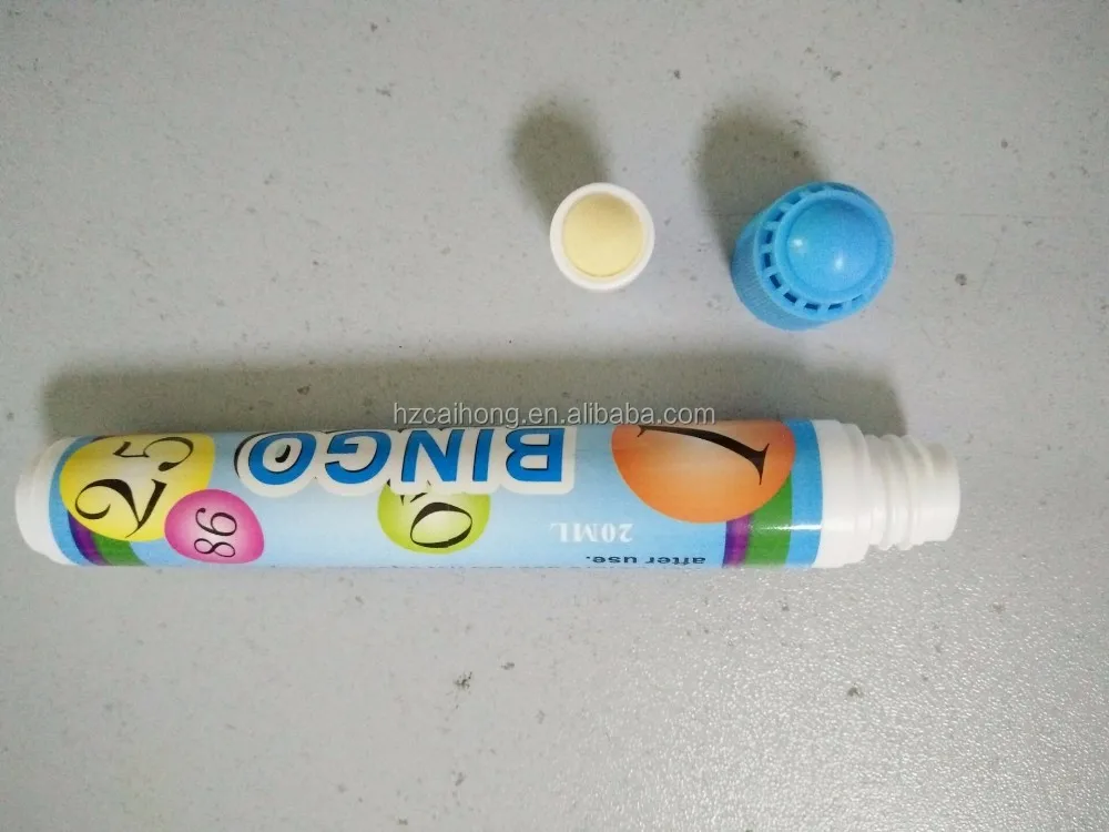 Dot bingo dauber, 20ml 10mm nib bingo dabber for bingo game and chrildren drawing set CH-2807