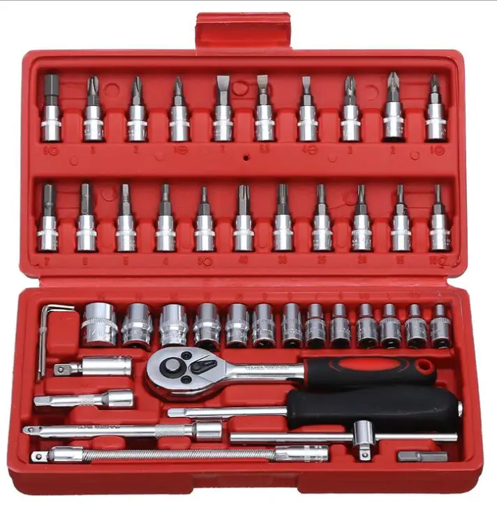 
High quality portable Hand Tools set, Socket & bits screwdriver sets multifunctional repairing tool kit 