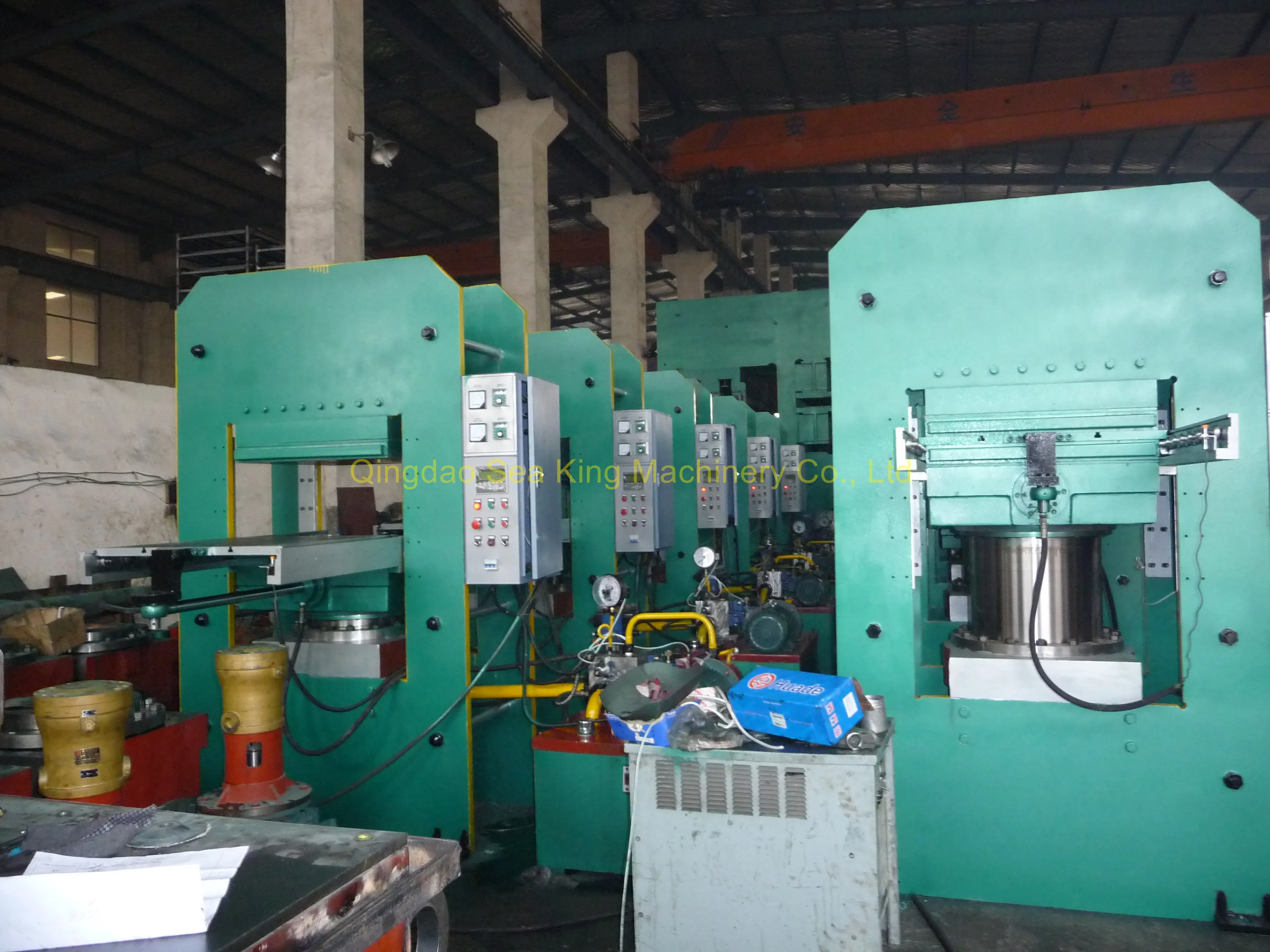 High speed open/close molds rubber vulcanizing press