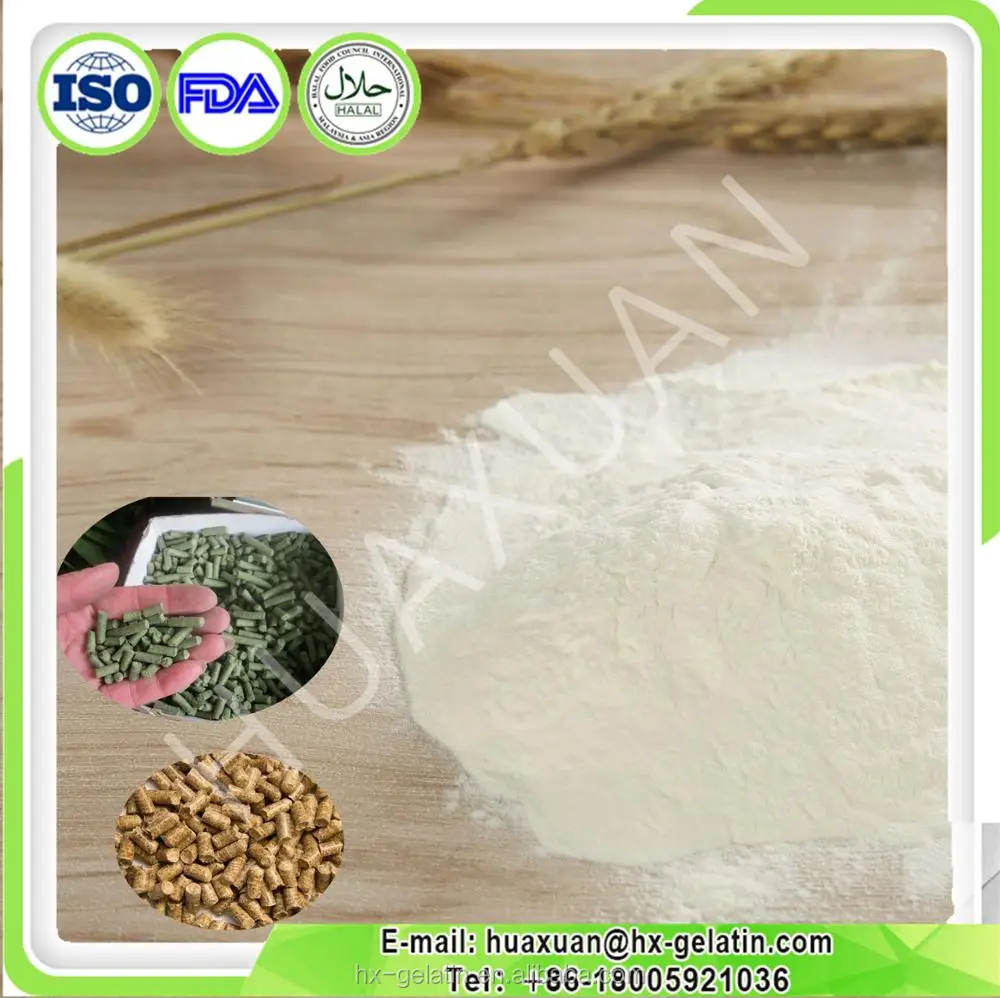 Сырье природного бычьего коллагена для корма для животных