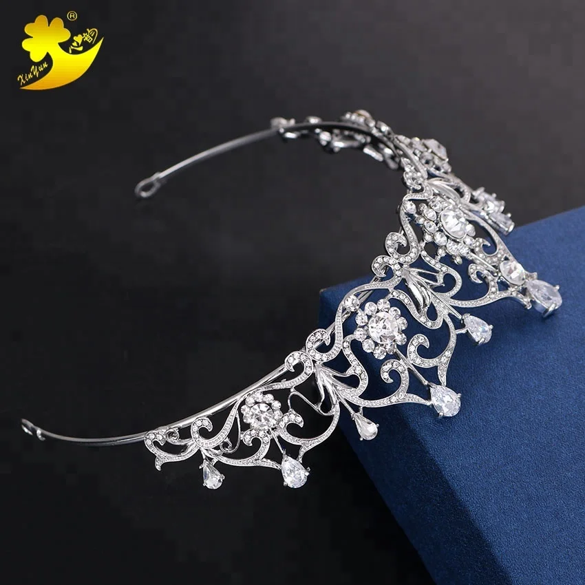 Оптовая продажа, аксессуары для невесты, корона для девочек на день рождения, темпераментная Корона со стразами, свадебное платье, аксессуары для волос, корона
