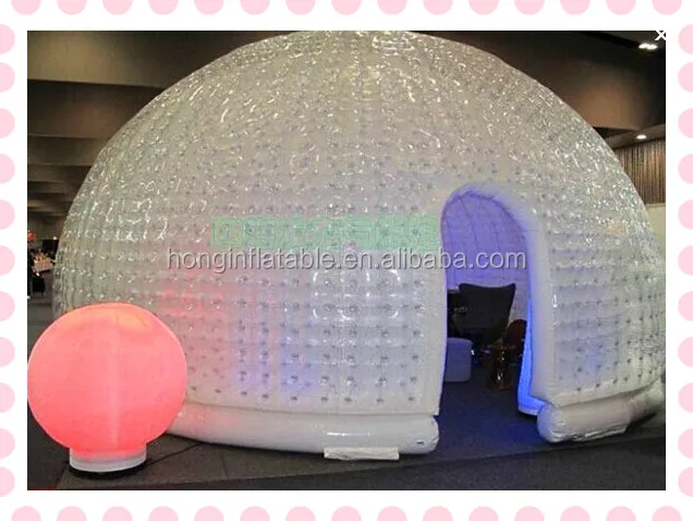 professional portable outdoor inflatable clear dome tent for camping