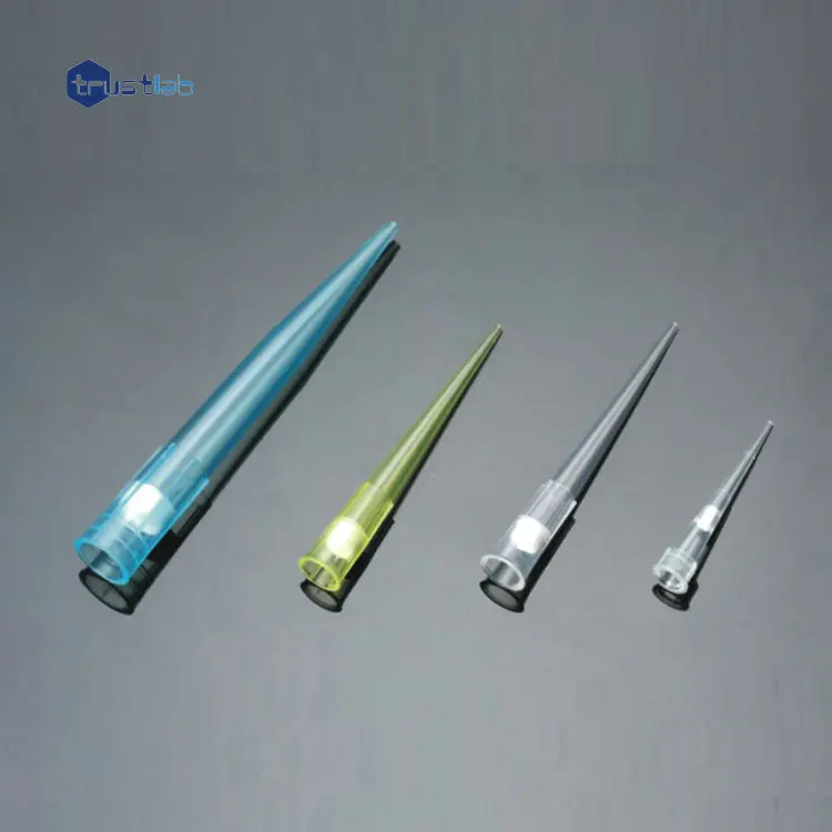 Laboratory plastic micro blue yellow natural Finland Gilson  tip pipette