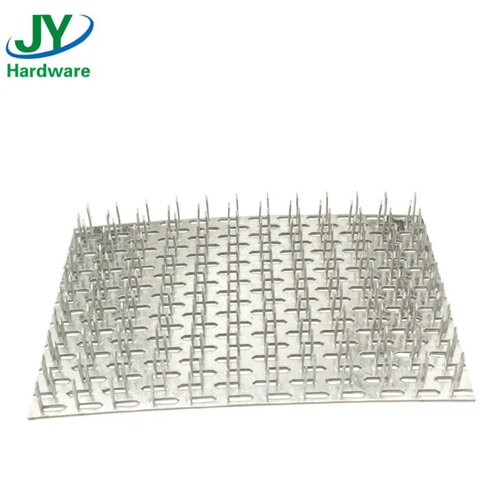 Galvanized roof trusses nail plate