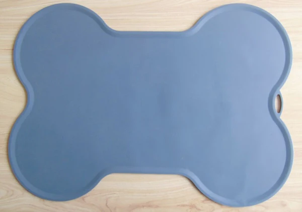 Bone Shape Pet Silicone Bowl Mat