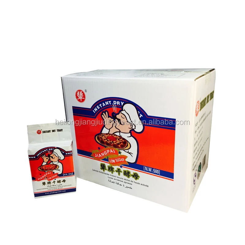 
500 г, производитель пищевых дрожжей с низким содержанием сахара, хлебобулочные дрожжи с сертификатом HACCP,HALAL,ISO,BV 