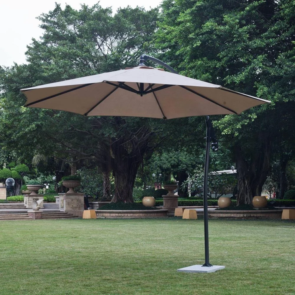 shangyu Factory direct outdoor luxury leisure  aluminum roman garden umbrella on sale