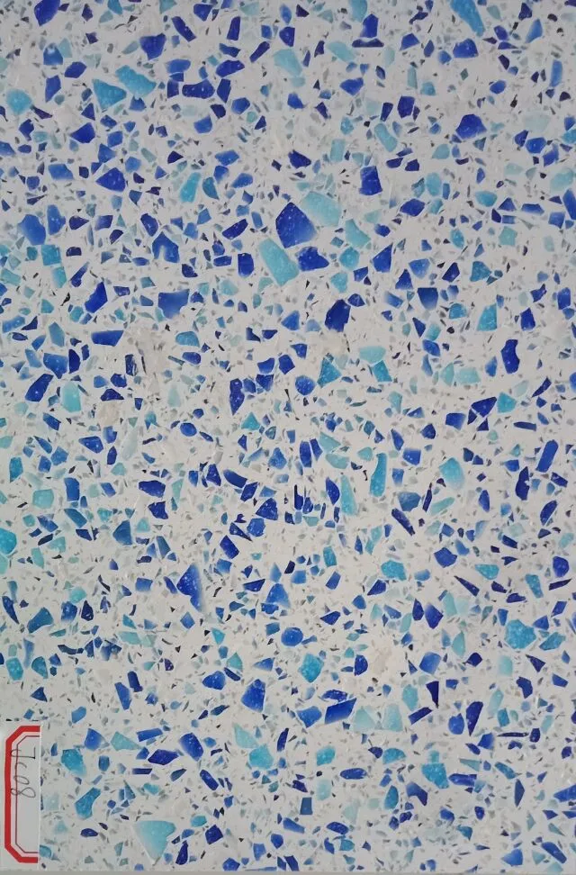 
cheap white with blue terrazzo tiles flooring pricing 