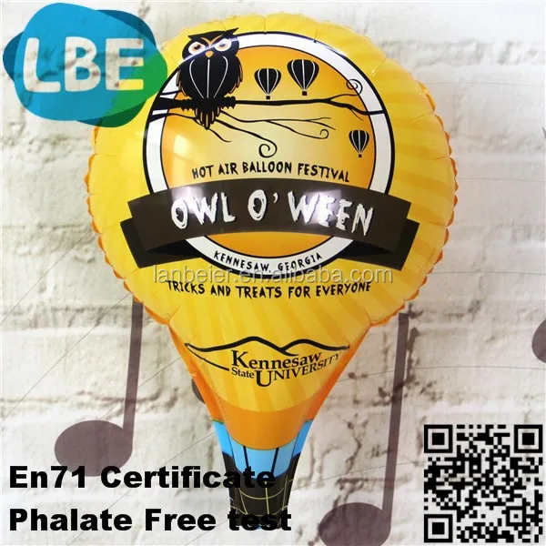 custom printed mylar balloons hot air ballon