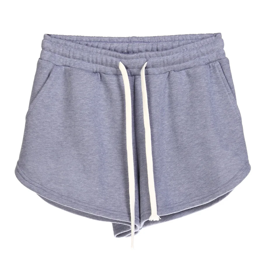 Custom logo blank plain gym women fitness girls sports shorts