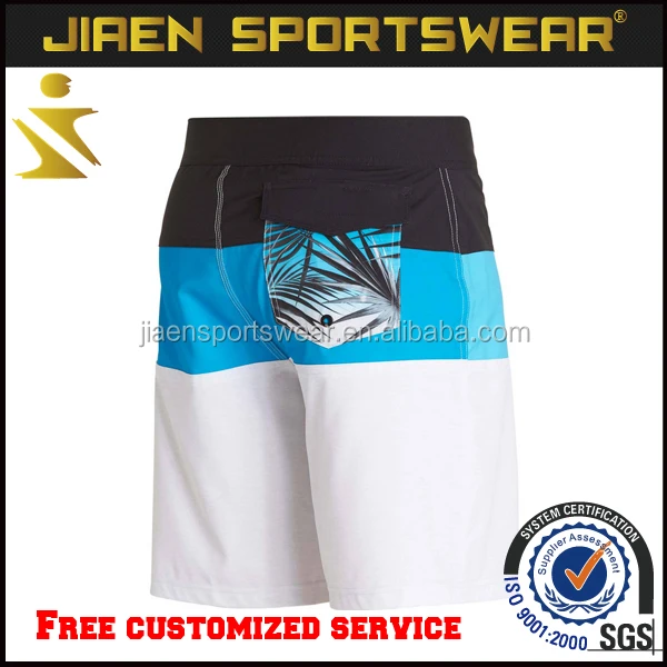 wholesale board shorts, custom blue stripe beach shorts, swimming shorts for kids
