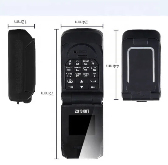 
Мини мобильный телефон-книжка LONG-CZ J9 0,66