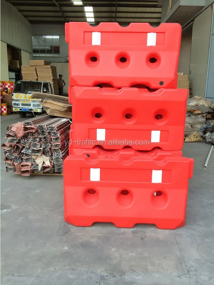 1460*780*180*360mm Factory Price Plastic Water Barrel High Quality Filled Barrier Road Safety