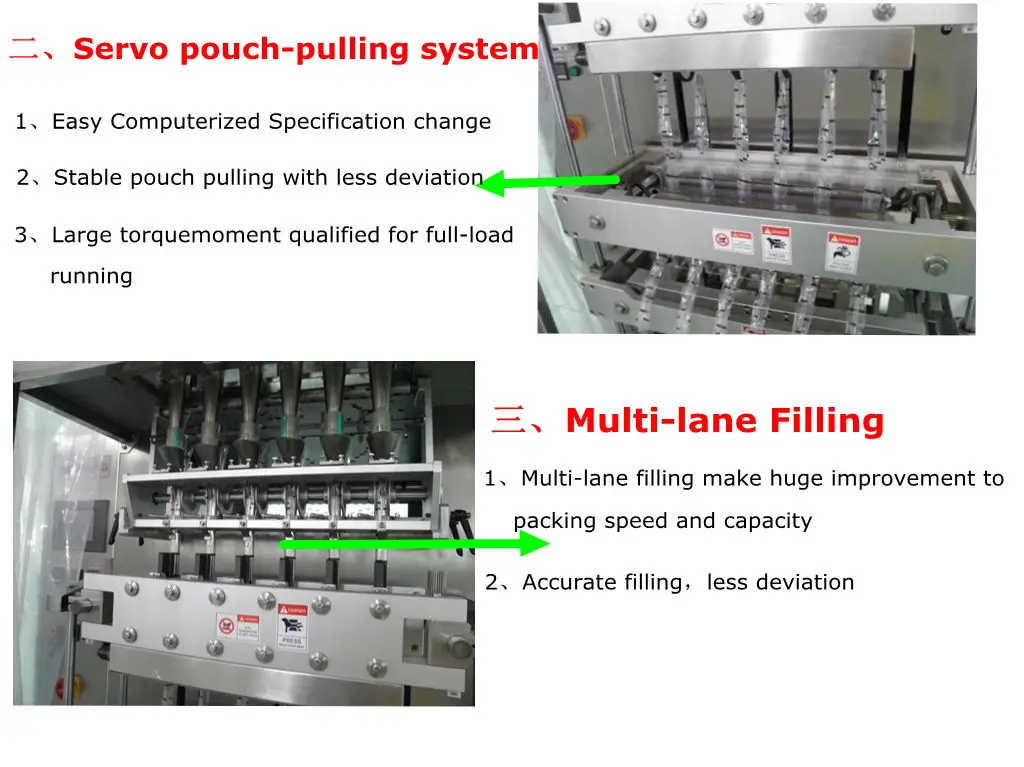 Full auto small tea bag pillow bag packing machine with 10 head weigher