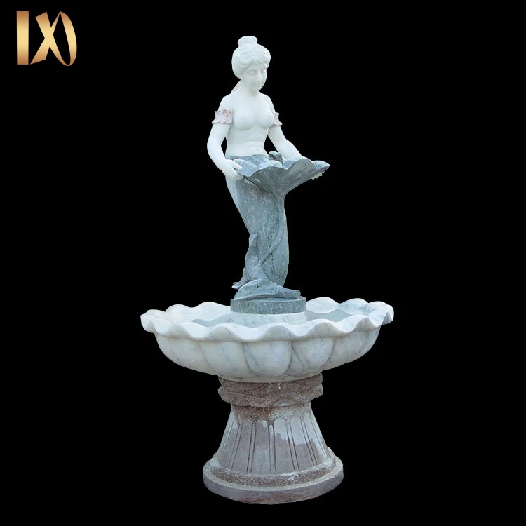 Marble naked lady fountain