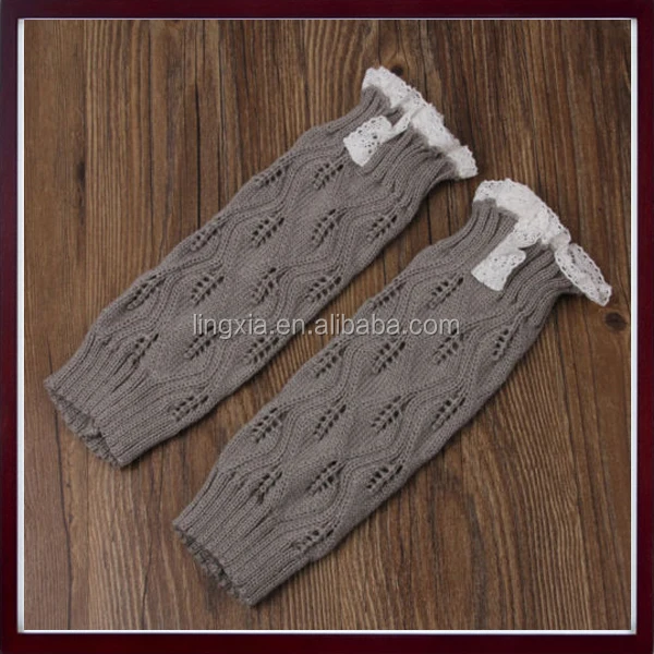 
Knitted Button Crochet Lace Boot Cuff Socks Kids Knit Leg Warmers, Baby Girls Crochet Knitted Kids Boot Cuffs 