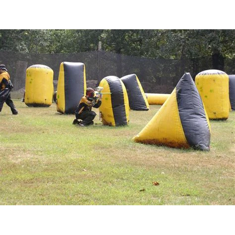 commercial sports equipment CS  inflatable paintball bunkers, gun inflatable paintball field for sale