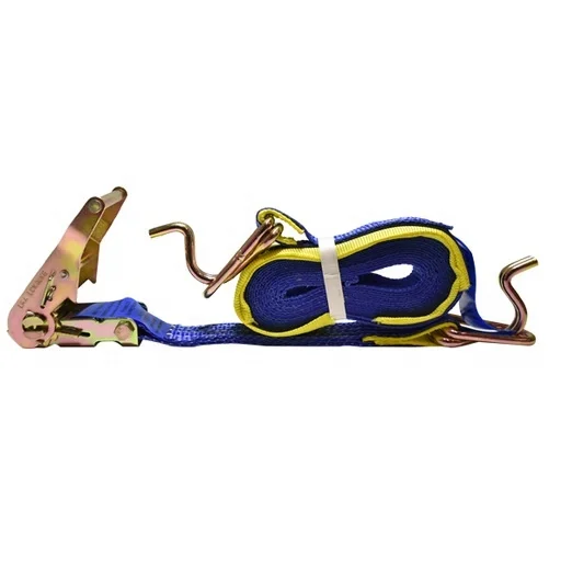 Australia type 50mm 5T cargo ratchet tie down with hook and keeper/swan hook