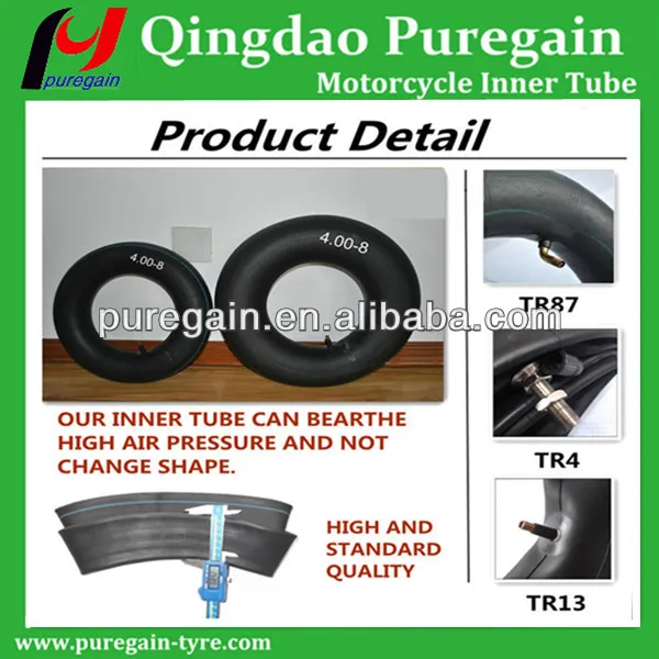 4.80/4.00-8 motor inner tube popular in egypt market/china motorcycle inner tube manufacturer