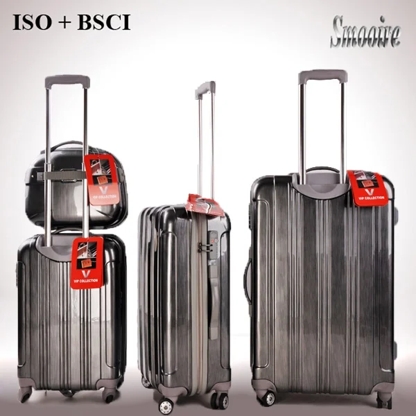 stylish royal polo style 100% PC travel luggage trolley case