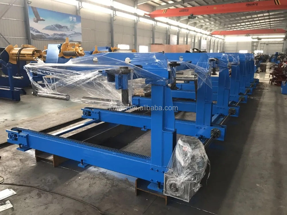 Colored Steel Roof Panel Wall Sheet Auto Stacker Machine for Roll Forming Line