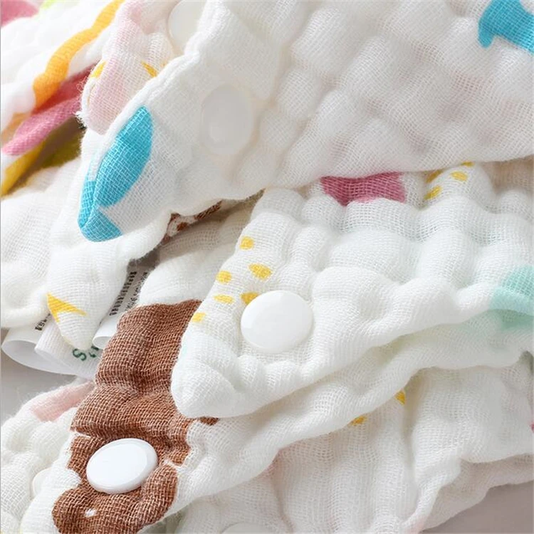 
2016 cheap wholesale 100% cotton terry towel fabric triangle bandana baby bibs 