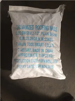 Galvanized roofing nail