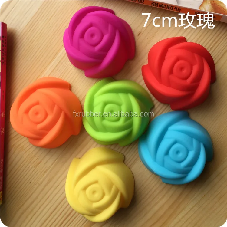 wholesale 5cm silicone cake mold mould single Thailand orchid flower shaped