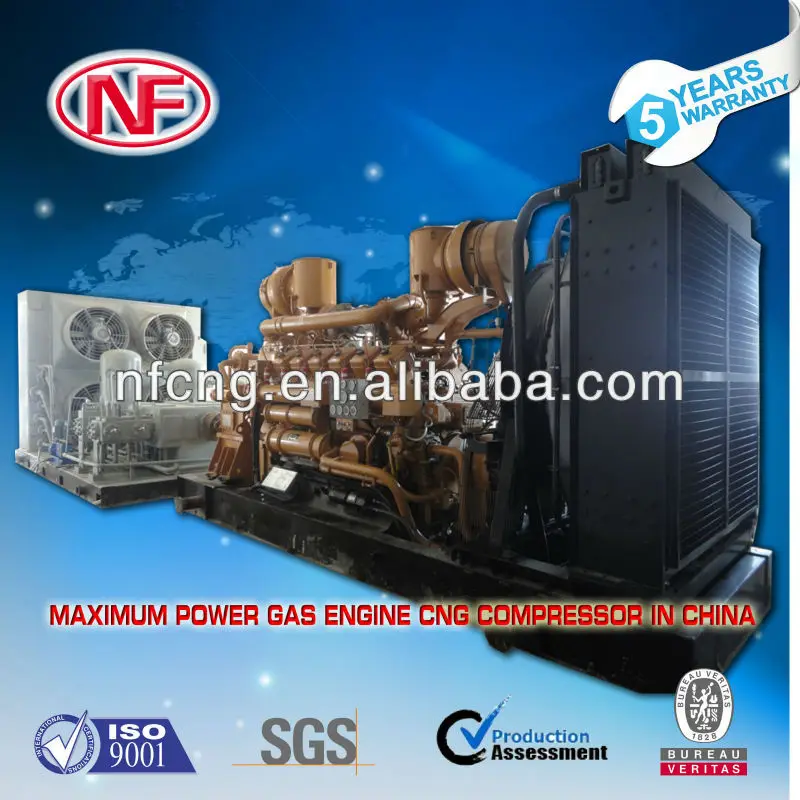 Gas engine CNG Compressor for CNG station