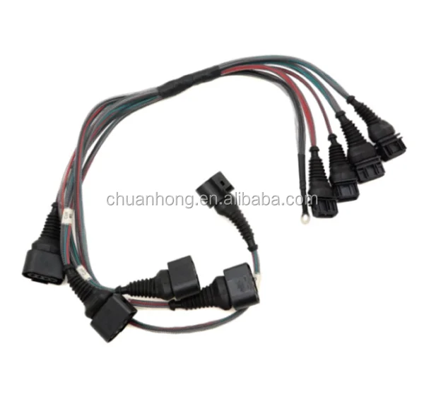 Audi TFSI Factory Ignition Coil Replacement Ignition Control Module Remove Harness Conversion with ICM Delete Wiring loom