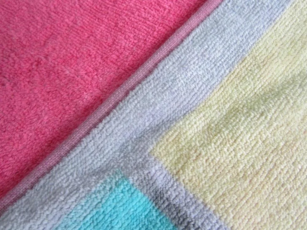 Big Custom Brand Double sided printing cotton beach towel