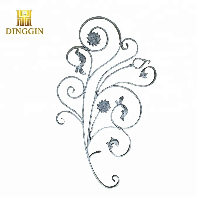 Decorative Wrought Iron Window Grill Design