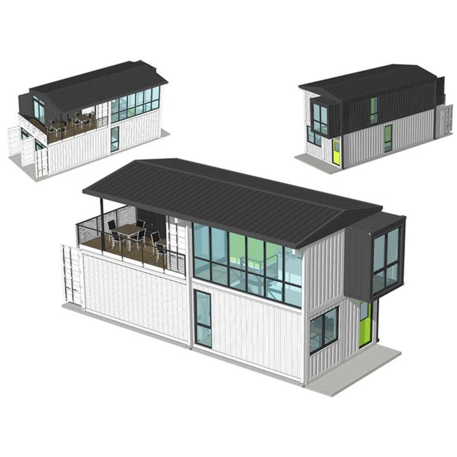 2022 latest design luxury 40ft 20ft prefab container home  Wholesale