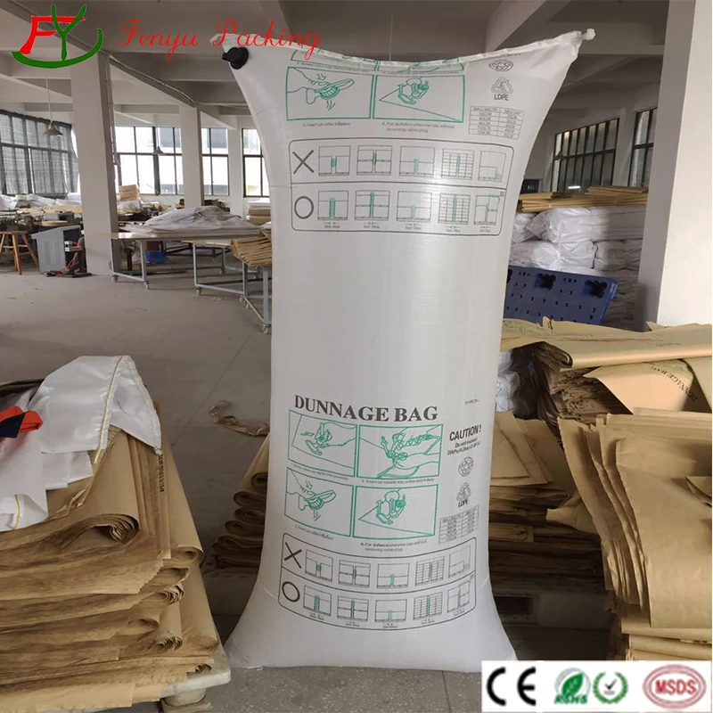 Safety anti-collision air bag cargo safe air bag for container filling