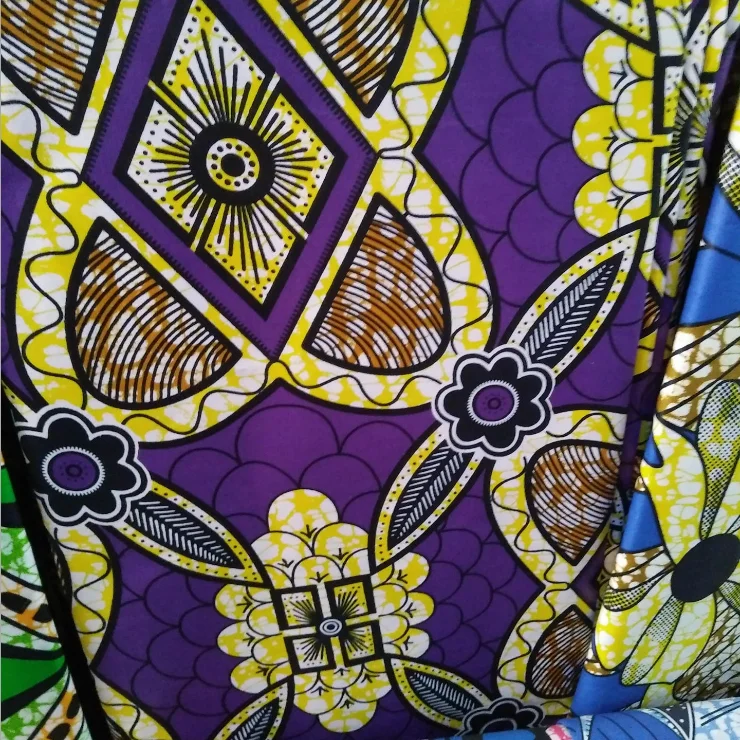 
Wholesale New Fashion Printed 100%polyester fabric african wax prints fabric 